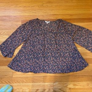 Jack by BB Dakota Flowy Floral Shirt